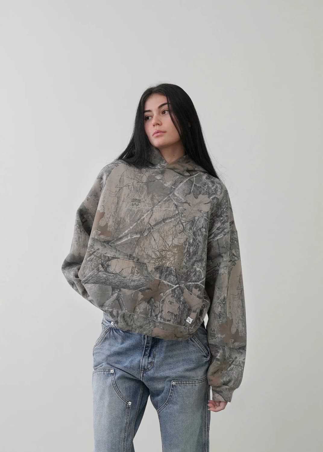 Camouflage Street Men's And Women's Hoodie