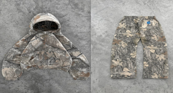 Camouflage Street Men's And Women's Hoodie