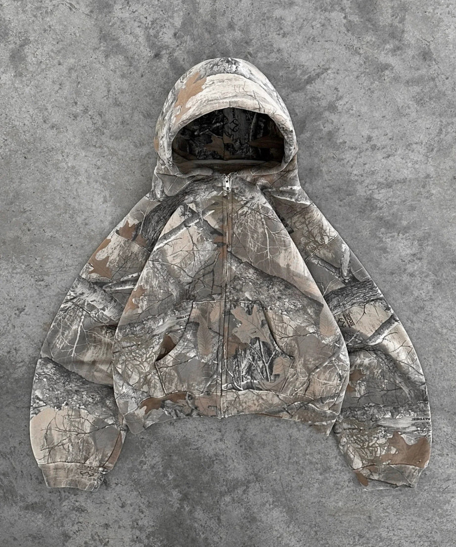 Camouflage Street Men's And Women's Hoodie