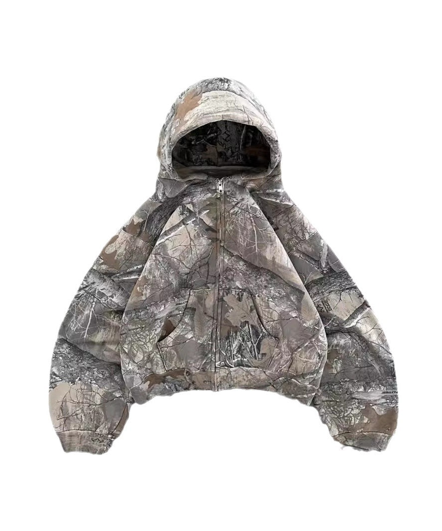 Camouflage Street Men's And Women's Hoodie