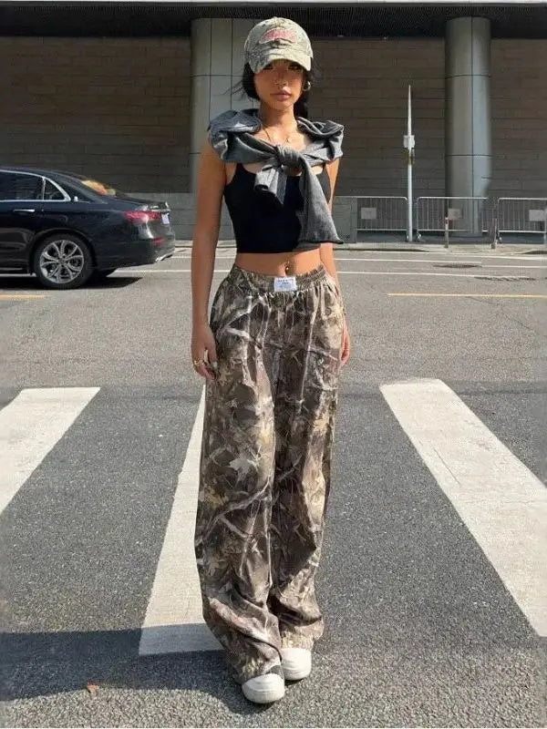 Low Waist Urban Camo Pants